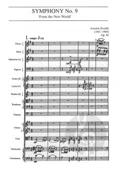 Symphony No. 9 E minor op. 95 B 178 von Antonín Dvorák 