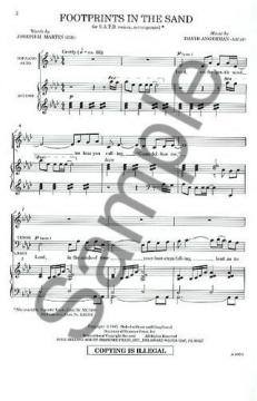 Footprints In The Sand (Joseph A. Martin) 