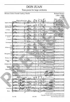 Don Juan op. 20 von Richard Strauss 