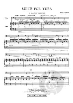 Suite For Tuba von Donald Haddad im Alle Noten Shop kaufen