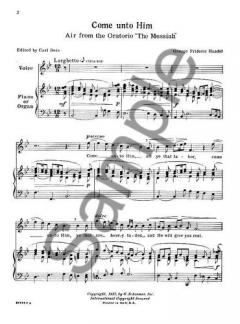 Come Unto Him von Georg Friedrich Händel 