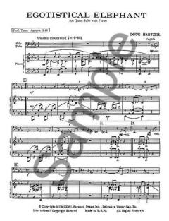 Egotistical Elephant Tuba von Doug Hartzell im Alle Noten Shop kaufen