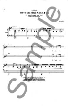Where The Music Comes From (Lee Hoiby) 