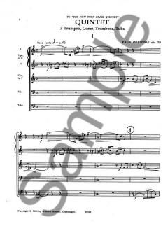 Brass Quintet Op. 79 (Vagn Holmboe) 