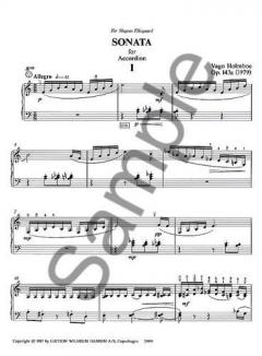 Sonata for Accordion Op.143a von Vagn Holmboe 
