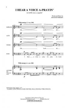 I Hear A Voice A-Prayin' (Houston Bright) 