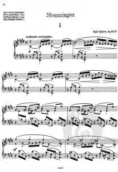 Staemningar Op. 20 von Emil Sjogren 
