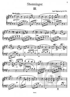 Staemningar Op. 20 von Emil Sjogren 