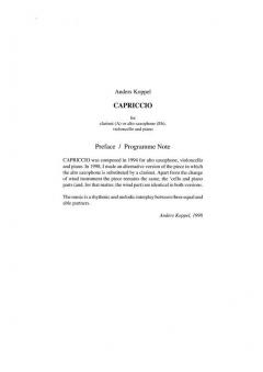 Capriccio von Anders Koppel 