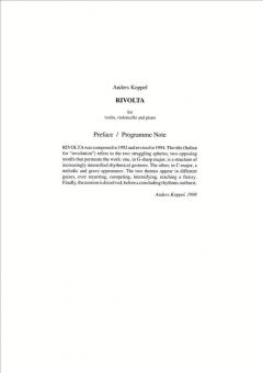 Koppel Rivolta Piano Trio No.1 Violin/Cello/Piano 