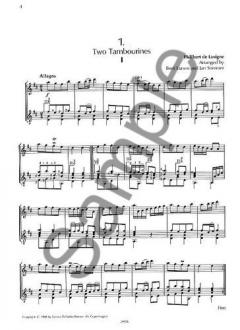 Tambourines (Arr. Bent Larsen and Jan Sommer) Flute/Guitar 