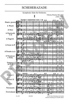 Scheherazade op. 35 von Nikolai Rimski-Korsakow 