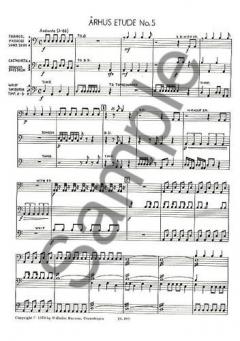 Arhus Etude For Percussion No.5 von Bent Lylloff im Alle Noten Shop kaufen