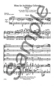 Mass For Archbishop Colloredo (W.A. Mozart) 