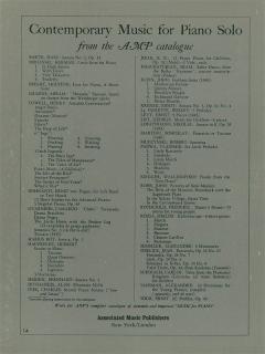 Sonatina for Piano von Robert Muczynski 