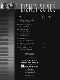 Piano Duet Play-Along Vol. 6: Disney Songs 