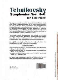 Symphonies Nos. 4-6 For Solo Piano von Pjotr Iljitsch Tschaikowski 