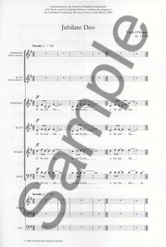 Jubilate Deo von Tarik O'Regan 