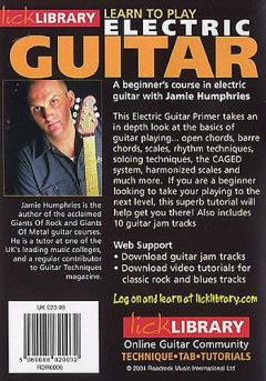 Learn To Play Electric Guitar (2DVD) von Jamie Humphries 