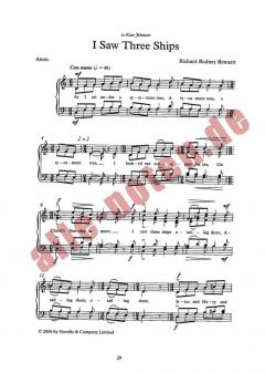 I Saw Three Ships von Richard Rodney Bennett 