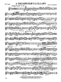 Trumpeter's Lullaby von Leroy Anderson im Alle Noten Shop kaufen