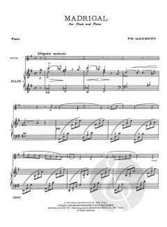 Madrigal von Philippe Gaubert 