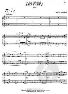 Three Jazz Duets von Lucia Clarke 