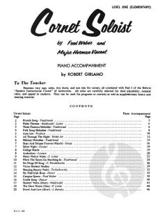 Cornet Soloist, Level 1 von Fred Weber 