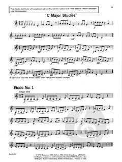 Studies And Melodious Etudes For Bass Clarinet, Level 2 von Robert Lowry 