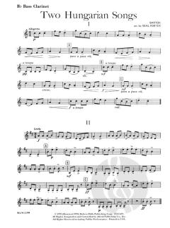 Two Hungarian Songs von Béla Bartók 