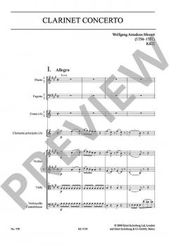 Konzert A-Dur KV 622 von Wolfgang Amadeus Mozart 