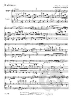 Three Miniatures von Krzystof Penderecki 