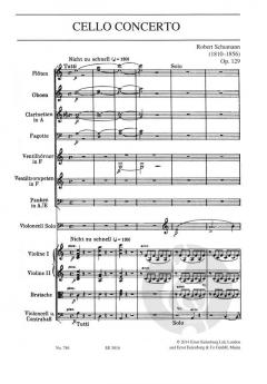Konzert a-Moll op. 129 von Robert Schumann 
