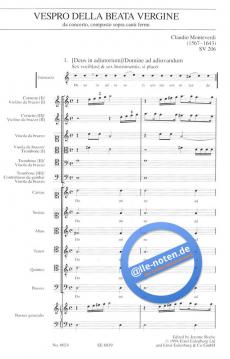 Vespro della Beata Vergine SV 206 von Claudio Monteverdi 