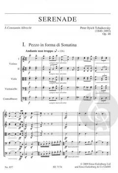 Serenade C-Dur op. 48 von Pjotr Iljitsch Tschaikowski 