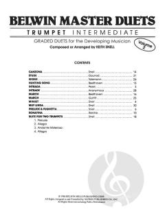 Belwin Master Duets Intermediate Vol. 2 von Ludwig van Beethoven 