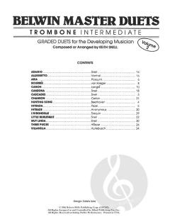 Belwin Master Duets Intermediate Vol. 2 