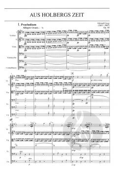 Aus Holbergs Zeit op. 40 von Edvard Grieg 