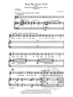 Steal Me, Sweet Thief (From The Old Maid And The Thief) von Carlo Menotti 