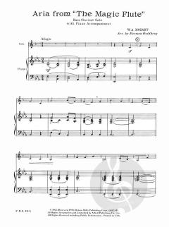 Aria From The Magic Flute von Wolfgang Amadeus Mozart 