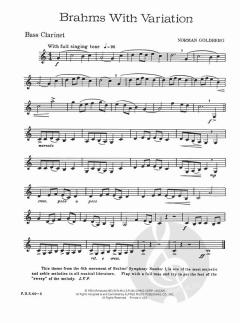 Brahms With Variations von Norman Goldberg 