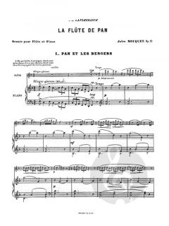 La Flute de Pan, Op. 15 von Jules Mouquet 
