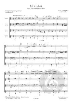 Sevilla von Isaac Albeniz 