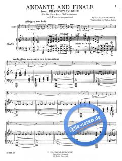 Andante and Finale from Rhapsody in Blue von George Gershwin 