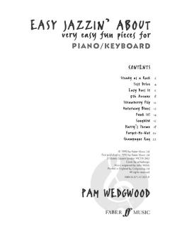 Easy Jazzin' About: Fun Pieces For Piano / Keyboard von Pam Wedgwood 