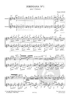 Jobiniana no.1 von Sergio Assad 