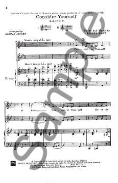 Consider Your von Lionel Bart 