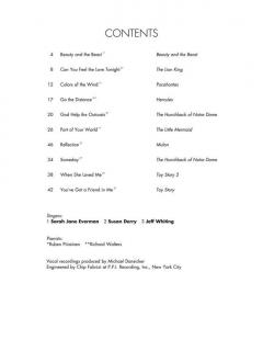 Disney Contemporary Songs (High Voice) 