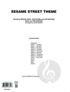 Sesame Street Theme (Joe Raposo) 