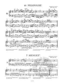 Klavierbüchlein für Anna Magdalena Bach im Alle Noten Shop kaufen - LEMOUL110